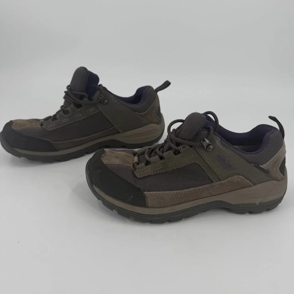 Teva Gannett Hiking Shoes Womens Size 7 Brown Waterproof Lightweight 1006505
